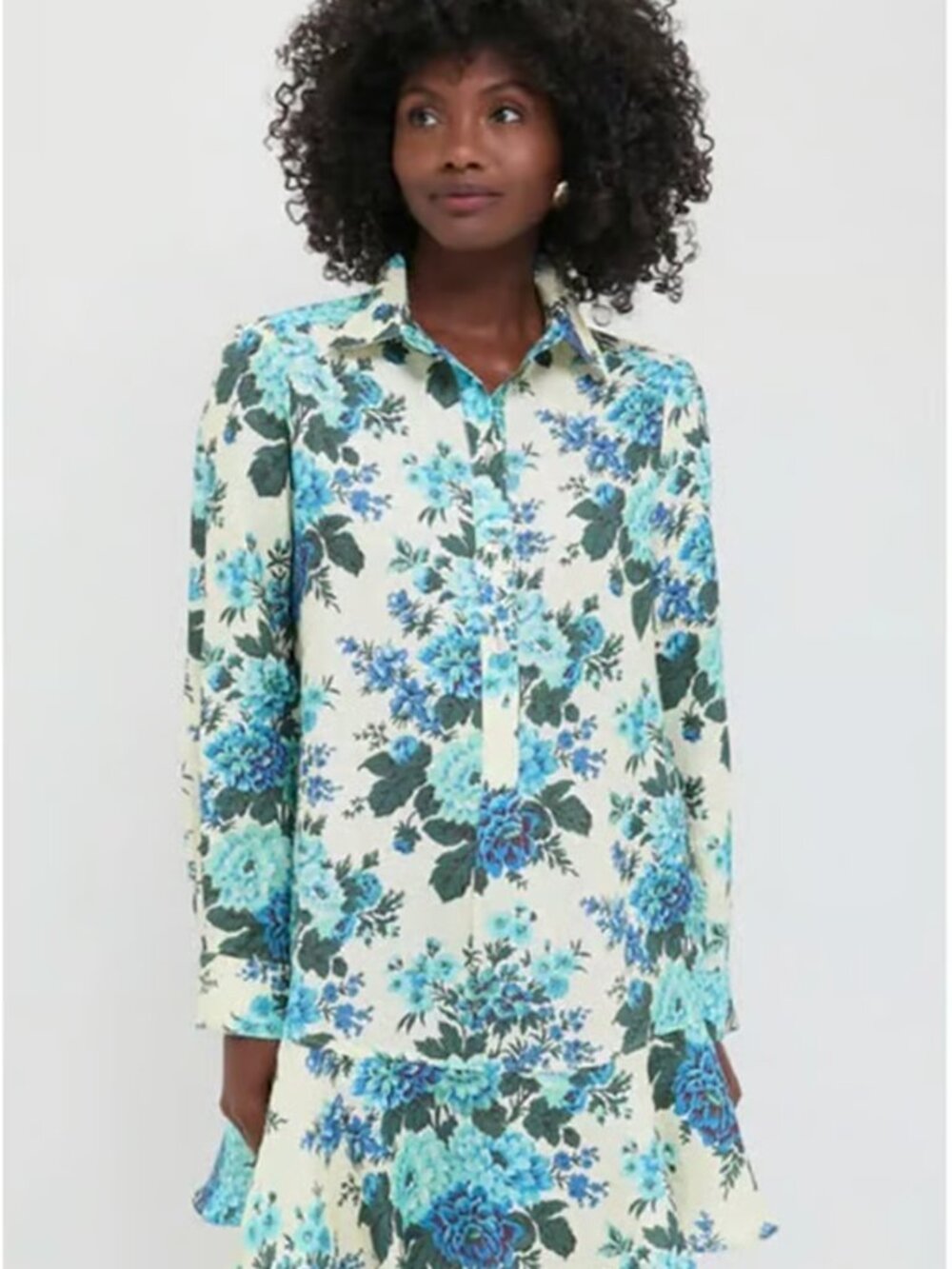 Tuckernuck Women's Wild Zinnia Linen Callahan Floral Mini Dress Size M - Picture 4 of 6
